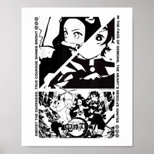 Affiche Caractères de calque de démon de l'année - Scène d