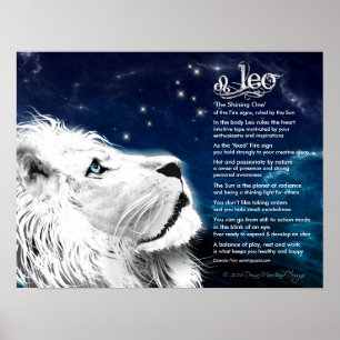 Affiche Caractéristiques de Lion