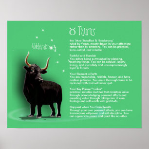 Affiche Caractéristiques du Taurus