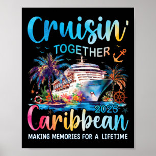 Affiche Caraibes Croisière Famille Vacances 2025 Croisin’