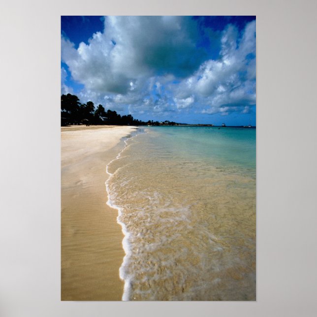 Affiche Caraïbes, îles Leeward, Antigua, Dickenson (Devant)