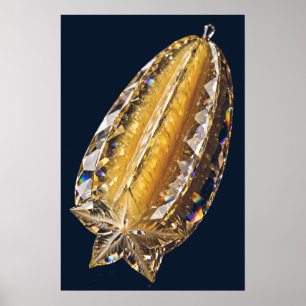 Affiche Carambole Cristal — Récolte de Cristal