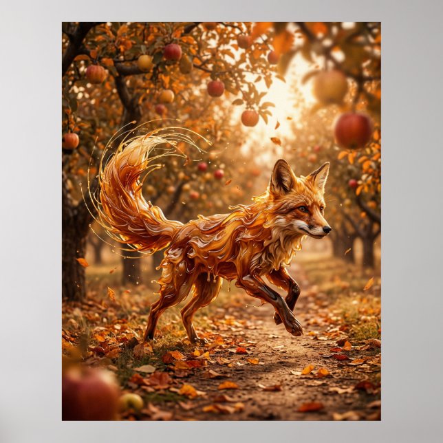 Affiche Caramel Fox Orchard Run (Devant)