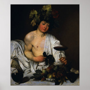 Affiche Caravaggio - Bacchus En Adolescent
