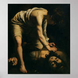 Affiche Caravaggio - David Et Goliath