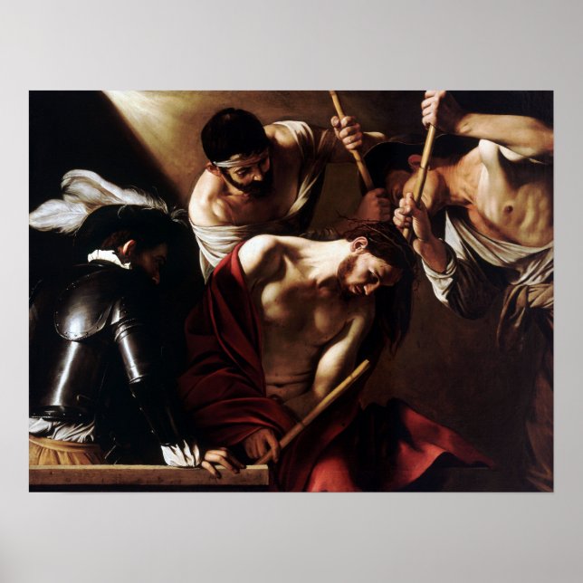 Affiche Caravaggio La Crowne avec épines (Devant)