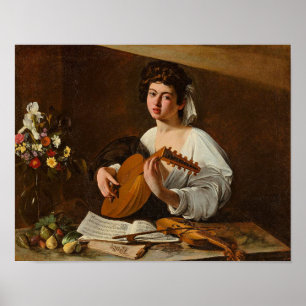 Affiche Caravaggio - Le Lute Player