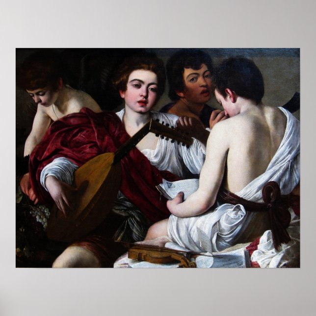 Affiche Caravaggio - Le Musicien (Devant)
