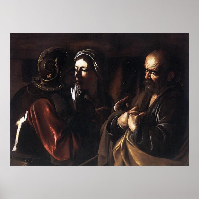 Affiche Caravaggio Le Refus De Saint Pierre (Devant)