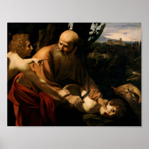 Affiche Caravaggio - Sacrifice d'Isaac