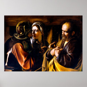 Affiche Caravaggio: The Denial of Saint Peter