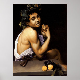 Affiche Caravaggio - Young Sick Bacchus 1593