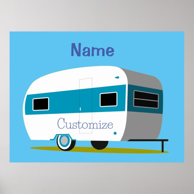 Affiche Caravan Camper RV Thunder_Cove (Devant)