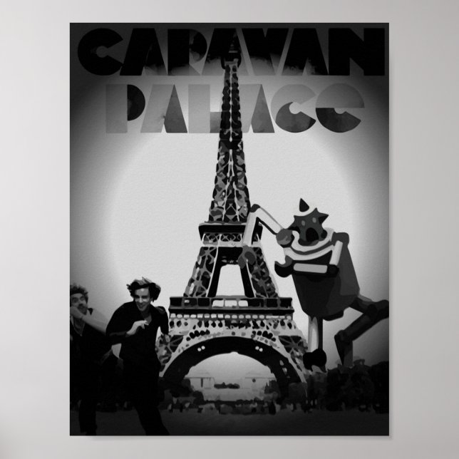 Affiche Caravan Palace Robot Band (Devant)