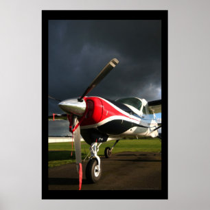 Affiche Caravane grande de Cessna 208, nez