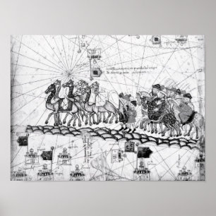 Affiche Caravanes croisant les Monts Oural sur le chemin 