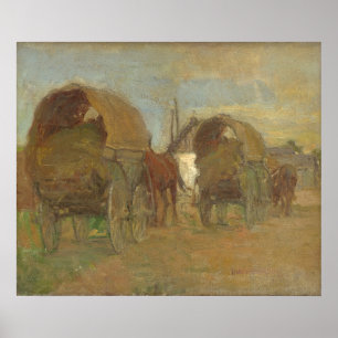 Affiche Caravanes tziganes (1918) Elemír Halász-Hradil