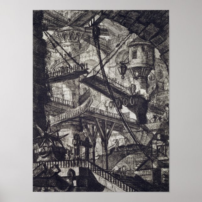 Affiche Carceri VII, 1760 (Devant)