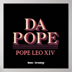 Affiche Cardinal Robert Prevost et l'Ascension du Pape Léo