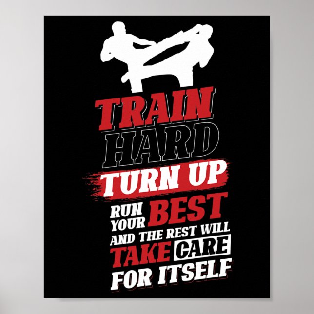 Affiche Cardio Kickboxing Design For Kickboxer  (Devant)