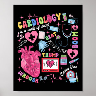 Affiche Cardiologue Cvicu Cardiac Infirmière Cardiologie E