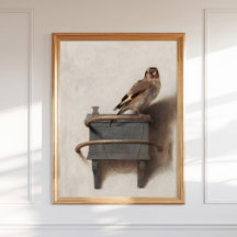 Carel Fabritius L'Art Goldfinch Imprimer Or Néerla