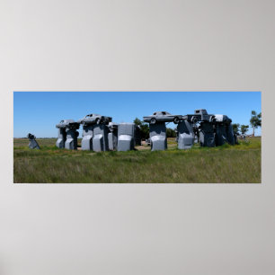 Affiche Carhenge, Nébraska 1 panoramique