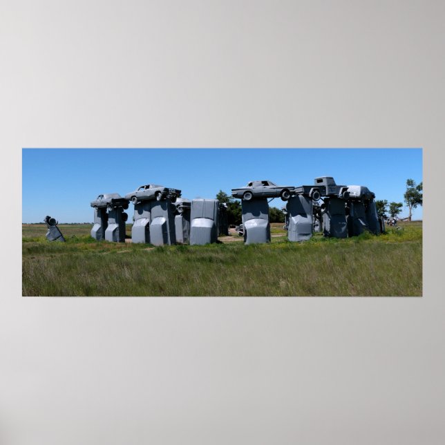 Affiche Carhenge, Nebraska Panoramique 1 (Devant)