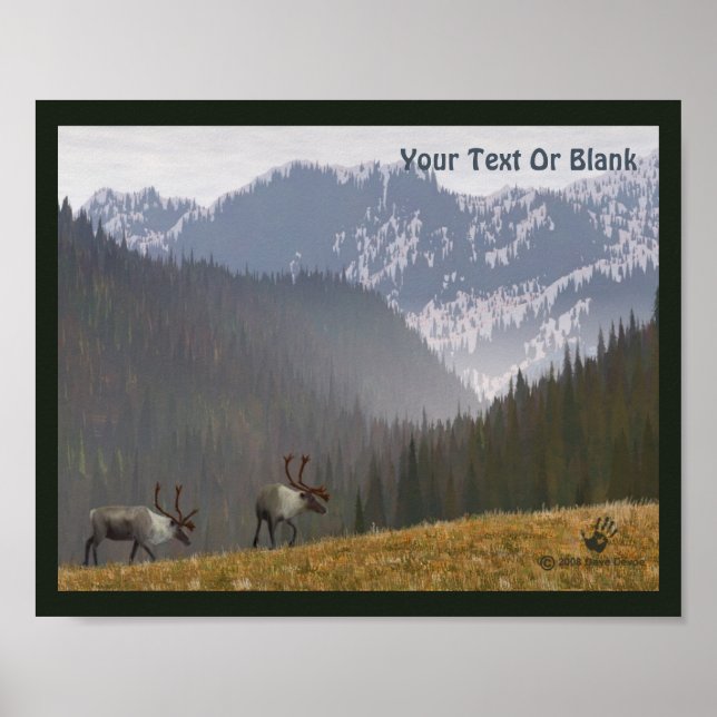 Affiche Caribou deux (Devant)