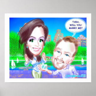 Affiche Caricature 2015a de la proposition d'eau du Conser