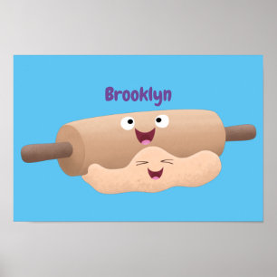 Affiche Caricature à pâte molle et à pâte molle