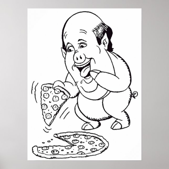 Affiche Caricature de Kevin malone (Devant)