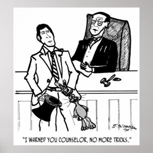 Affiche Caricature de lapin 2647