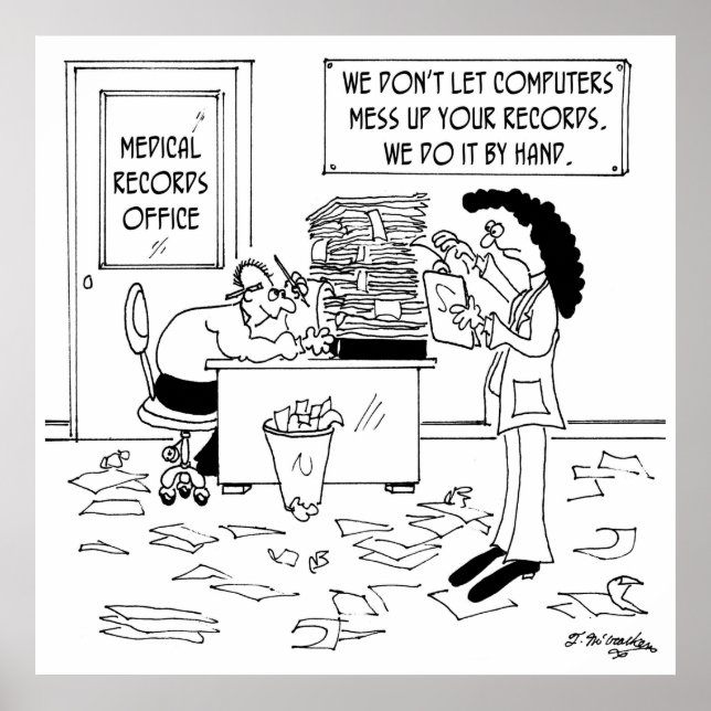 Affiche Caricature de l'hôpital 7117 (Devant)