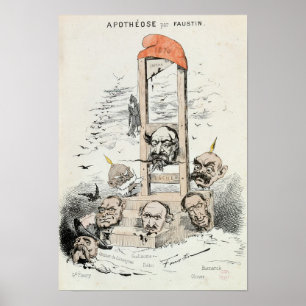 Affiche Caricature de Napoléon III Otto