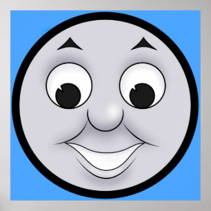 Affiche Caricature de Thomas happy face ver