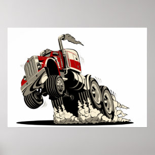 Affiche caricature truxk