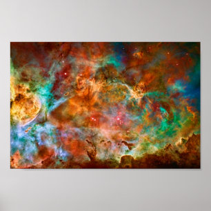 Affiche Carina Nebula à Argo beauté Navis dans l'espace