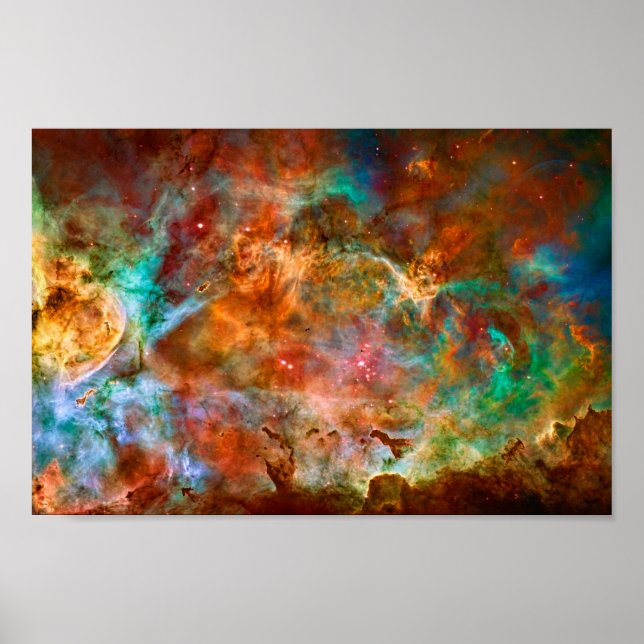 Affiche Carina Nebula à Argo beauté Navis dans l'espace (Devant)