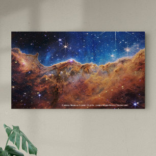 Affiche Carina Nebula Cosmic Cliffs James Webb Extra Large