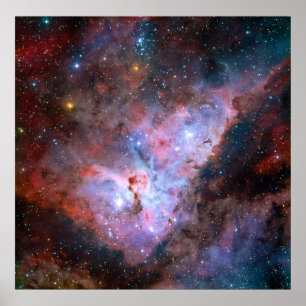 Affiche Carina Nebula NGC 3372 72 x 72 Light Year Region