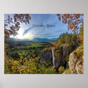 Affiche Carinthie, Autriche