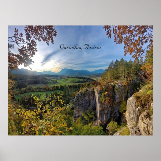 Affiche Carinthie, Autriche (Devant)
