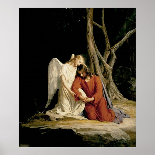 Affiche Carl Bloch Angel & Jésus (Devant)