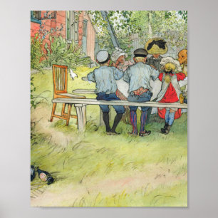 Affiche Carl Larsson Breakfast
