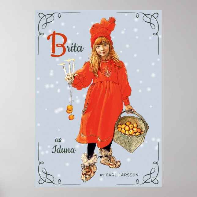 Affiche Carl Larsson Brita, Iduna 1901 CC0416 (Devant)