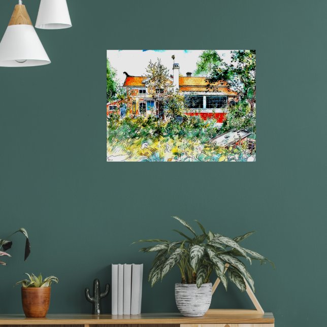 Affiche Carl Larsson - Le Cottage, (Salon 1)