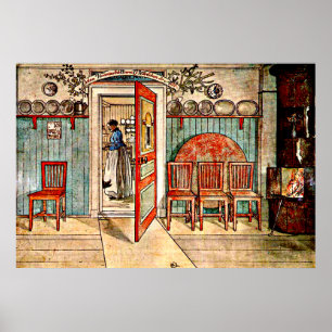 Affiche Carl Larsson peinture : Ancienne Anna