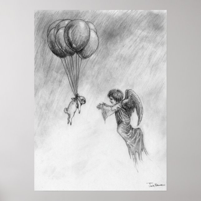 Affiche Carlin et ange (Devant)