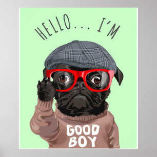 Affiche Carlin Je Suis Un Bon Garçon, Don Carlin Lover, Ca